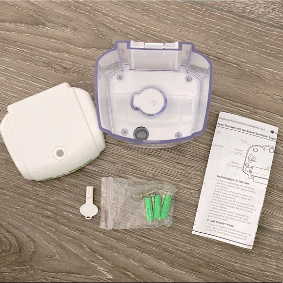 NEW! Touch Free Automatic Soap Dispenser Hand Sanitizer Wall Mounted White - Picture 3 of 15